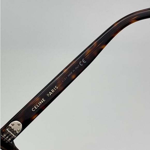 NEW Celine CL50097I 53052 Dark Havana Unisex Authentic - Picture 4 of 10